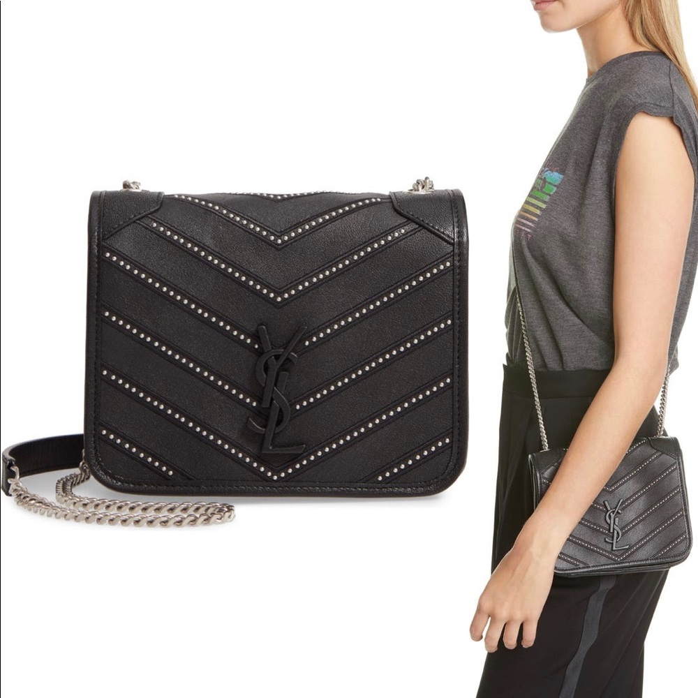 Yves Saint Laurent Black Shoulder Bag - Picture 3 of 12
